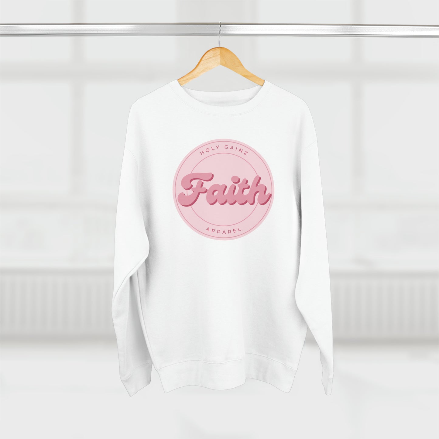 Holy Gainz Apparel FAITH Unisex Crewneck Sweatshirt