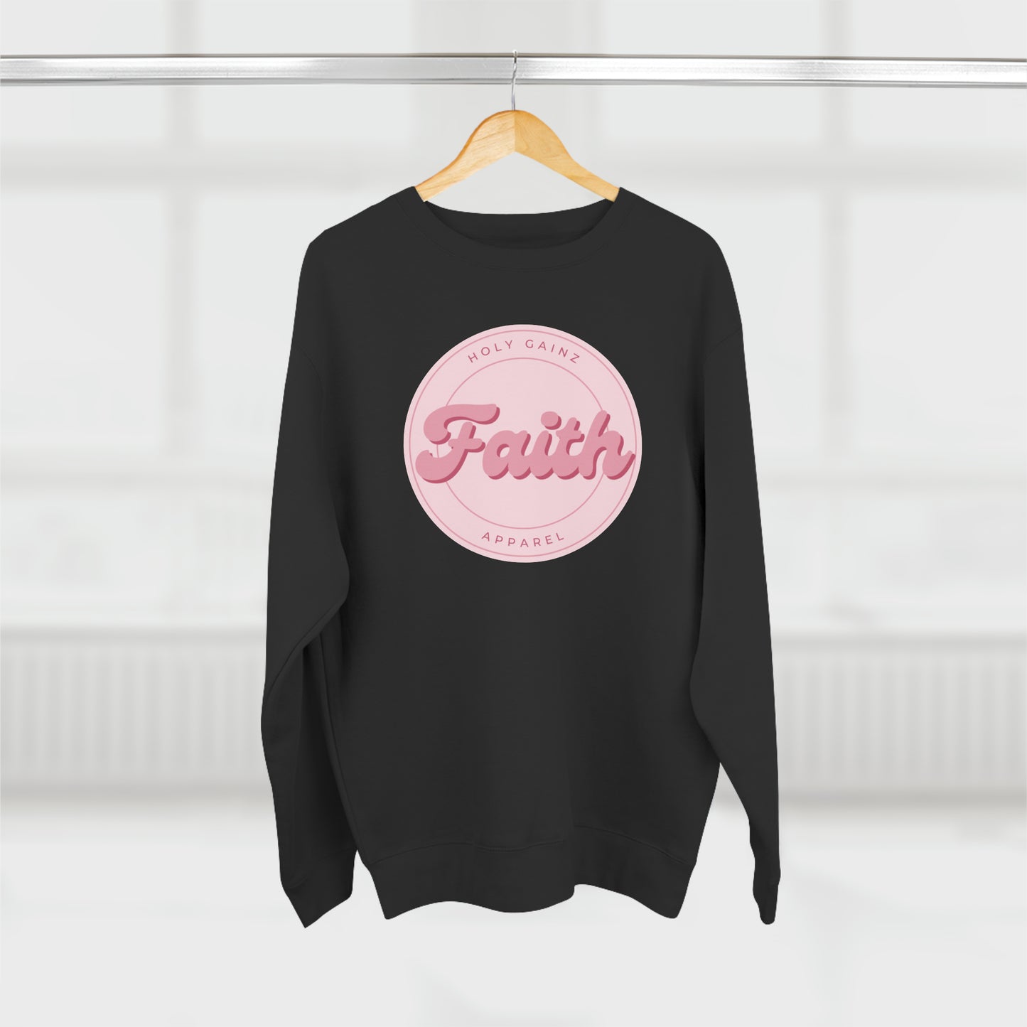 Holy Gainz Apparel FAITH Unisex Crewneck Sweatshirt