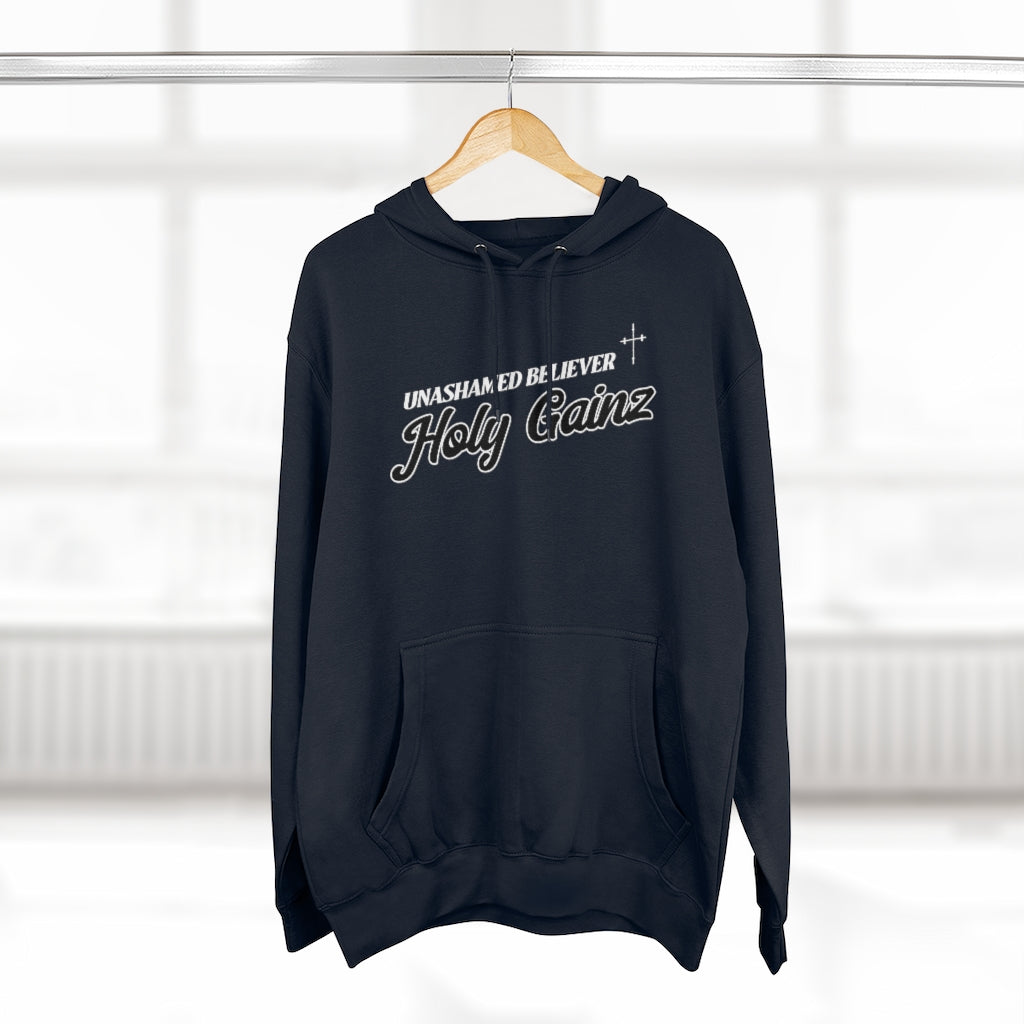 Holy Gainz Apparel Unashamed Believer Unisex Hoodie