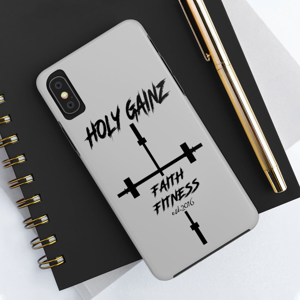 Holy Gainz Apparel Case Mate Tough Faith and Fitness Phone Cases