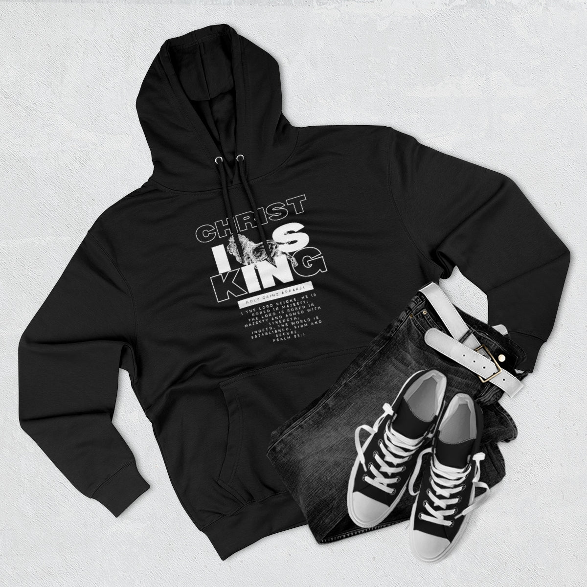Holy Gainz Apparel Christ Is King Unisex Hoodie