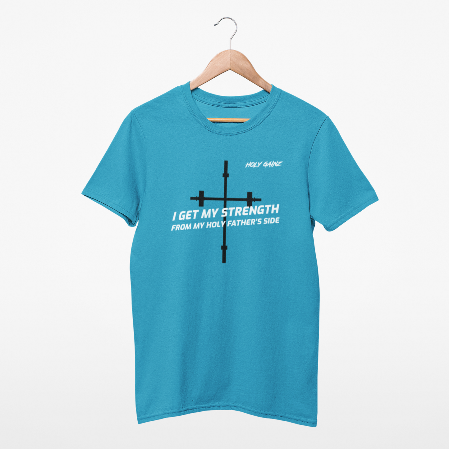 Holy Gainz Apparel MY HOLY FATHERS SIDE Unisex Tee