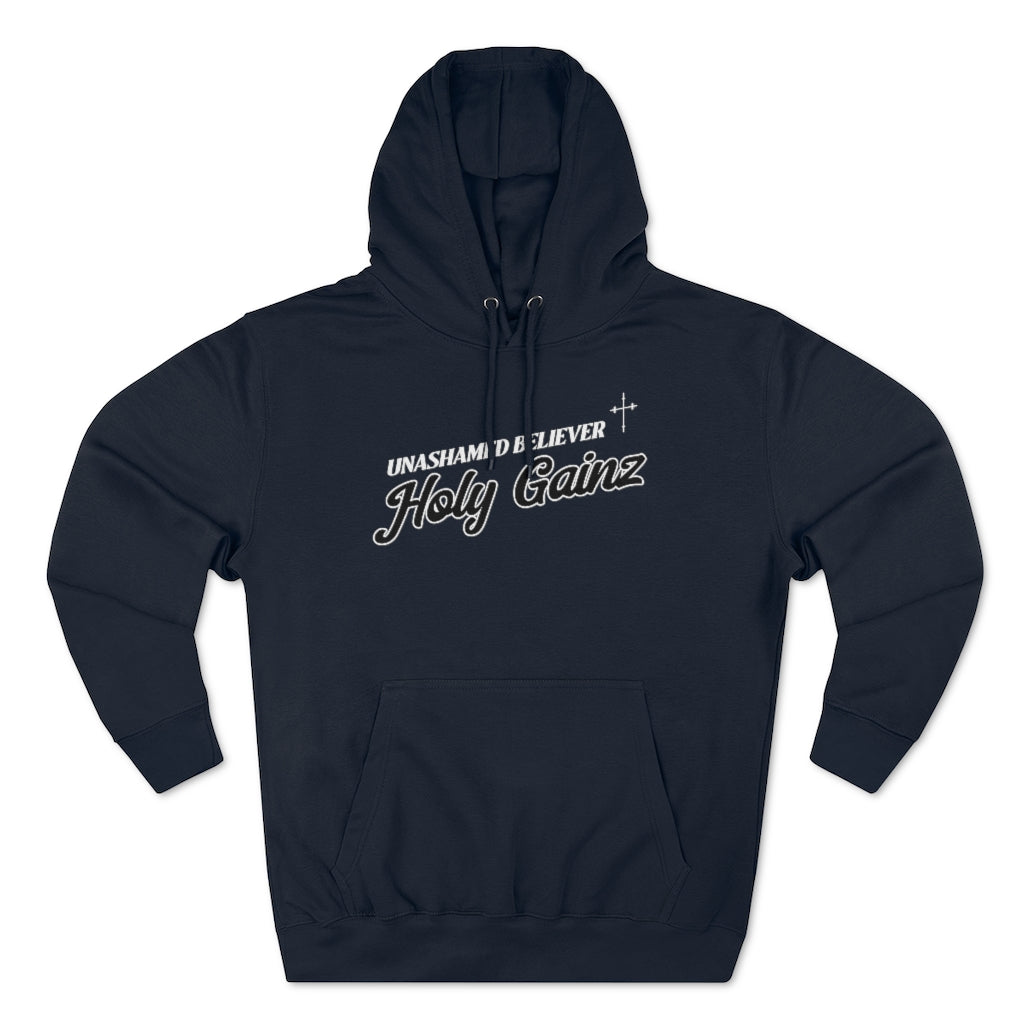 Holy Gainz Apparel Unashamed Believer Unisex Hoodie