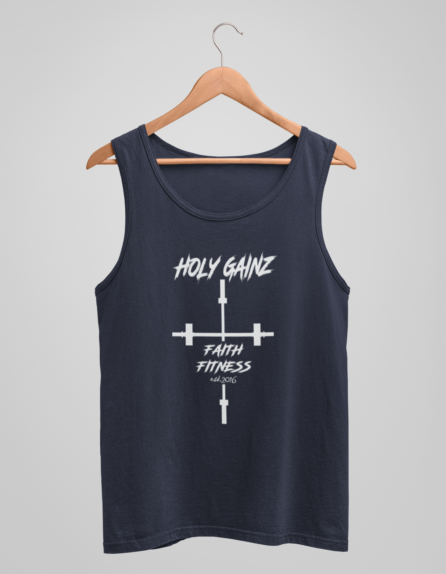 Holy Gainz Apparel Faith Fitness Unisex Tank
