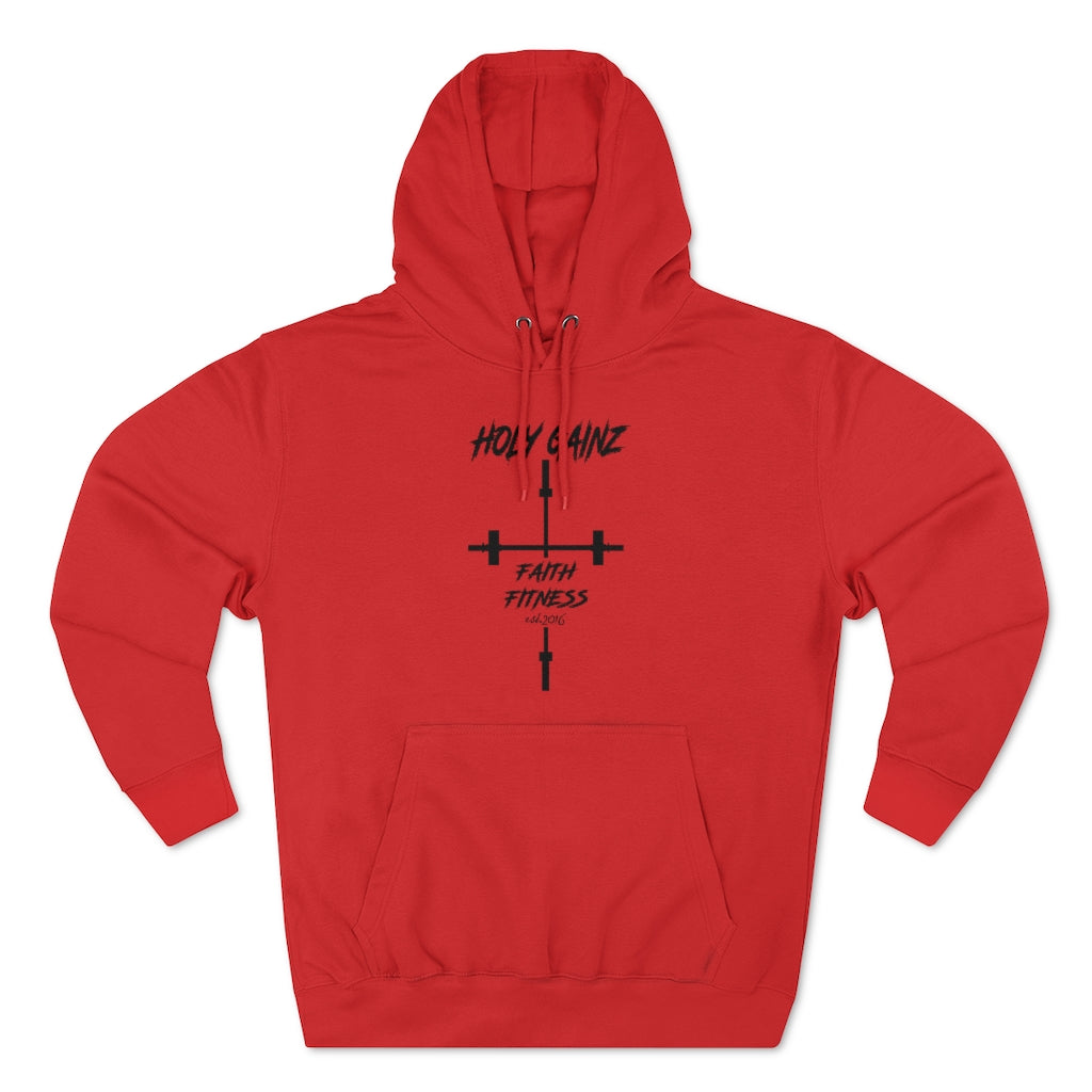 Holy Gainz Apparel Faith Fitness Unisex Hoodie