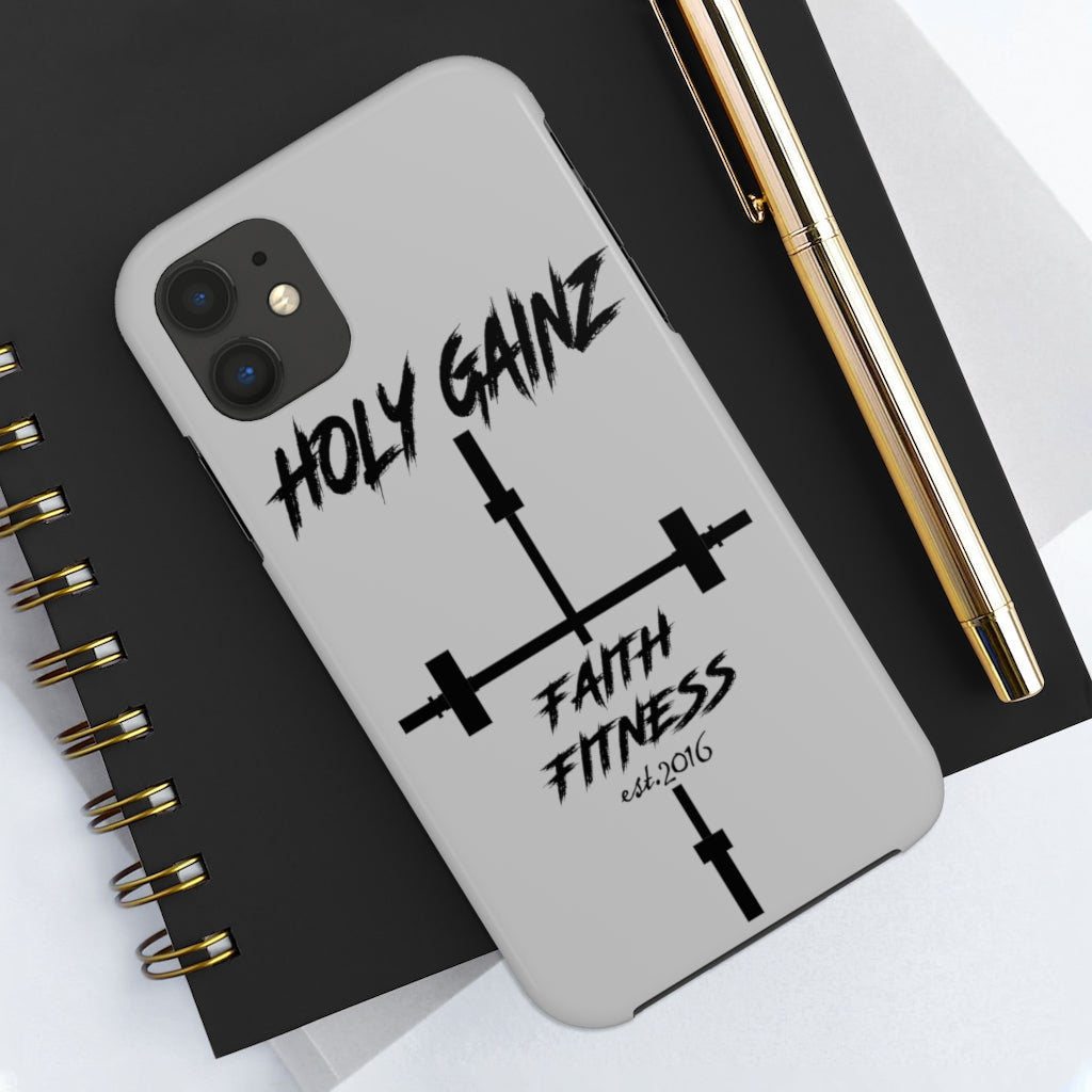 Holy Gainz Apparel Case Mate Tough Faith and Fitness Phone Cases