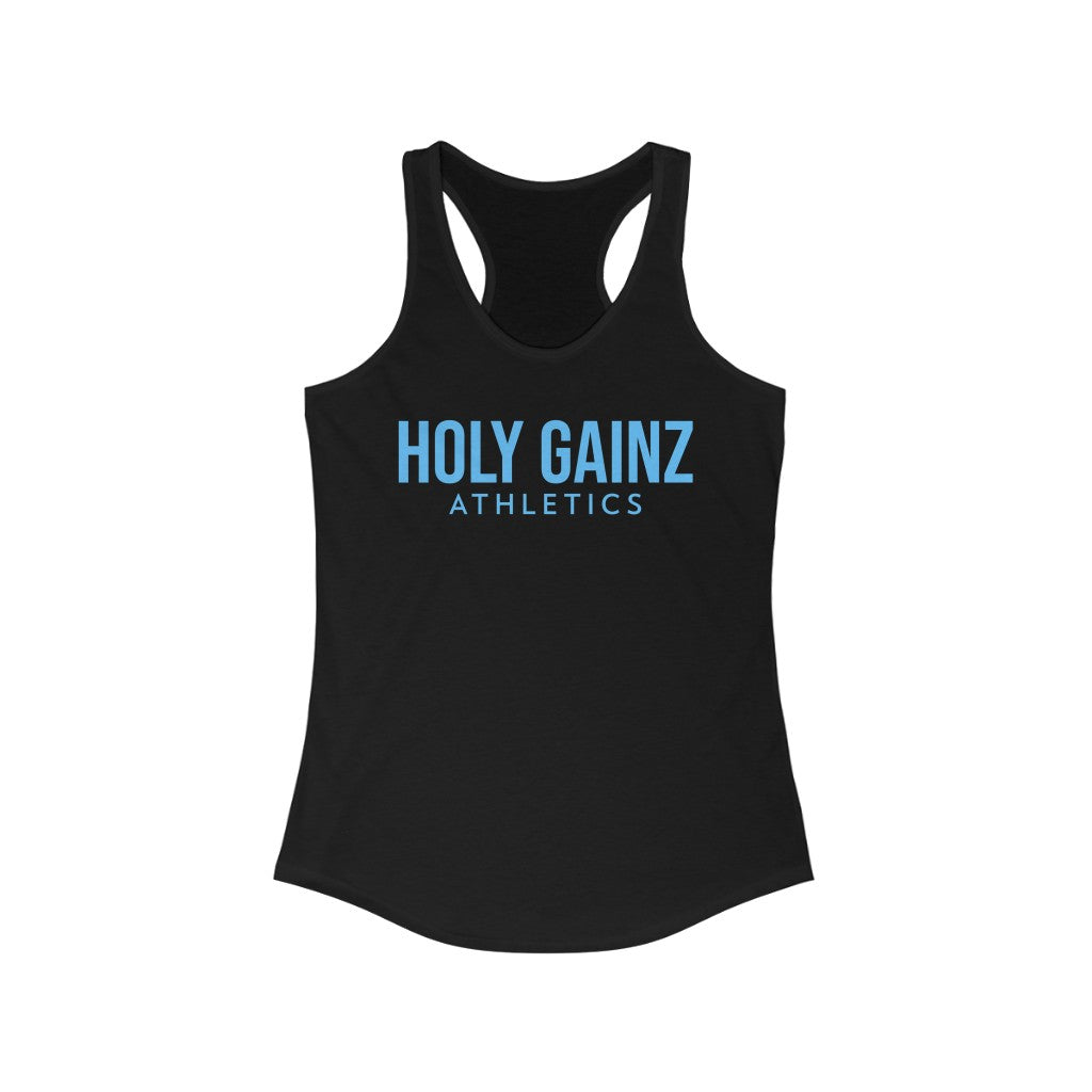 Holy Gainz Apparel ATHLETICS Ladies Racerback Tank