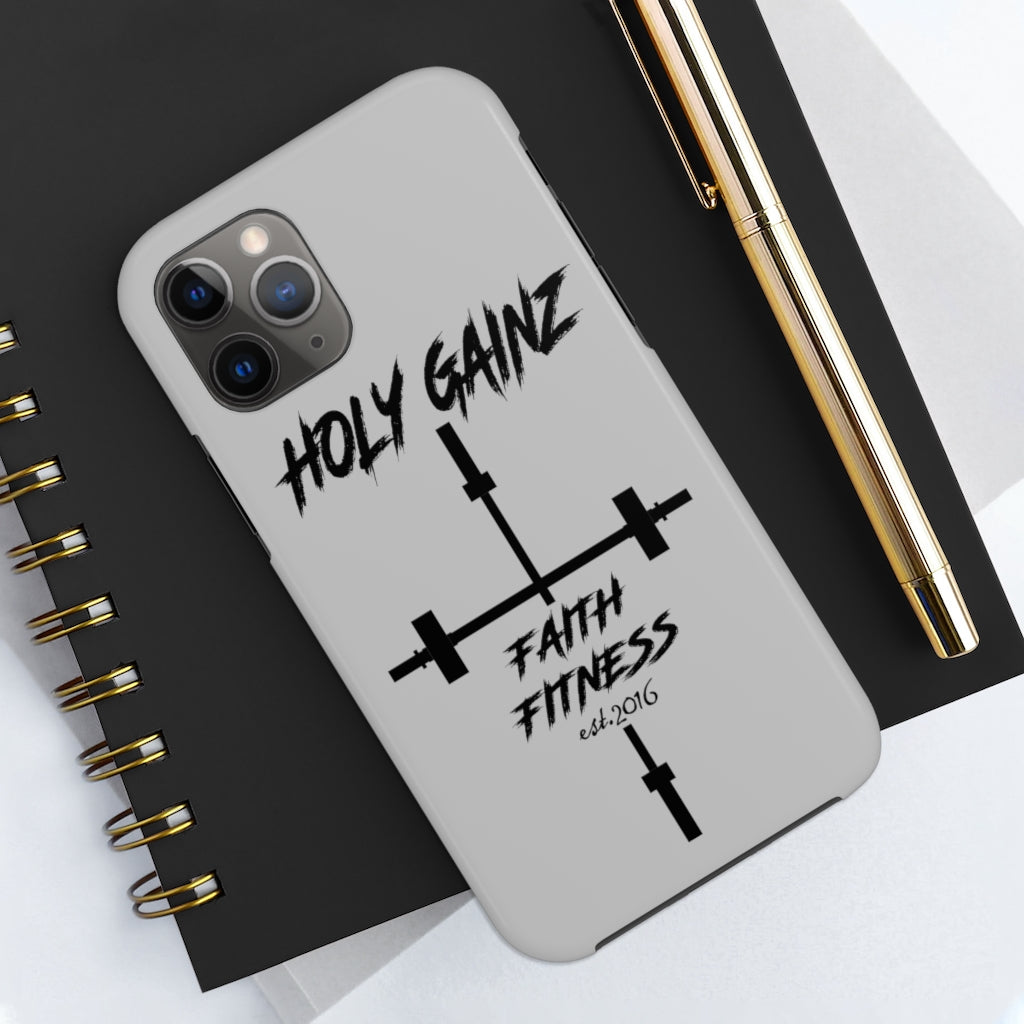Holy Gainz Apparel Case Mate Tough Faith and Fitness Phone Cases