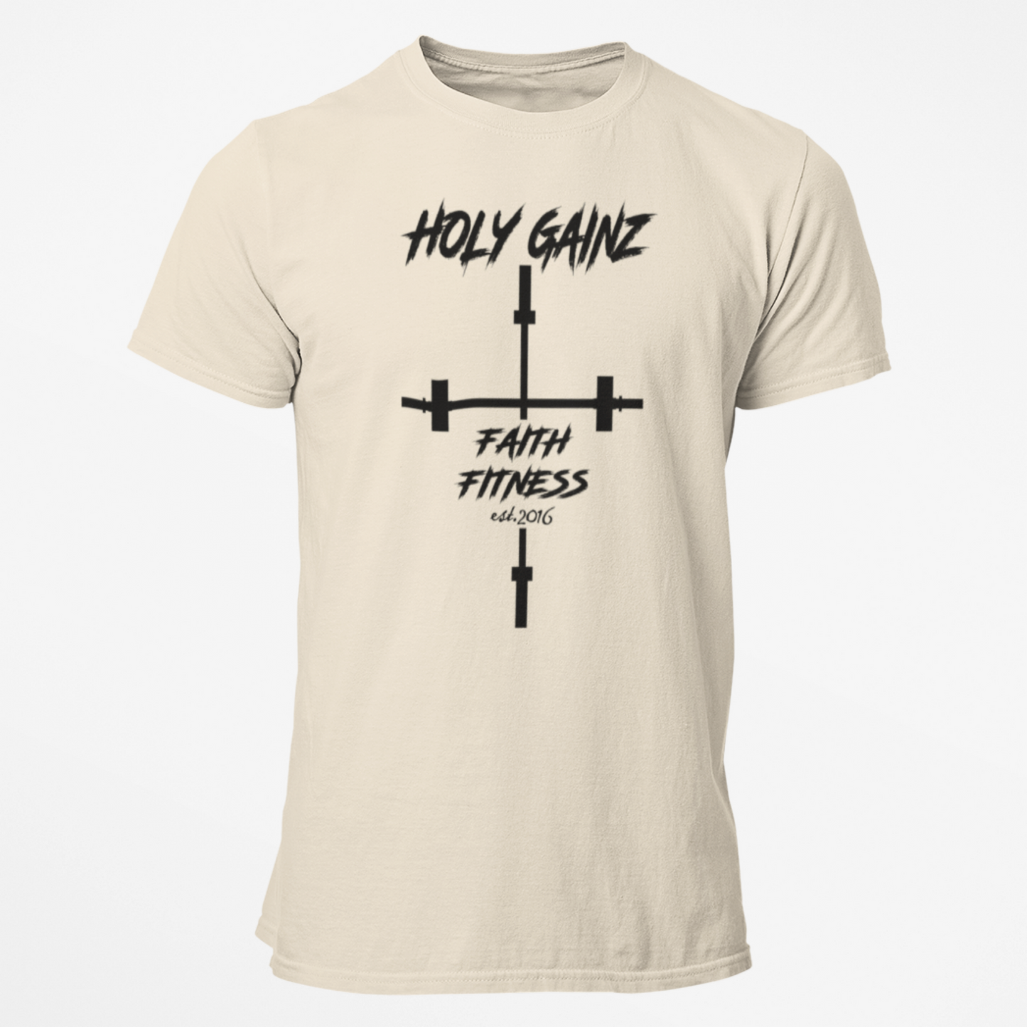 Holy Gainz Apparel Faith And Fitness Unisex Tee