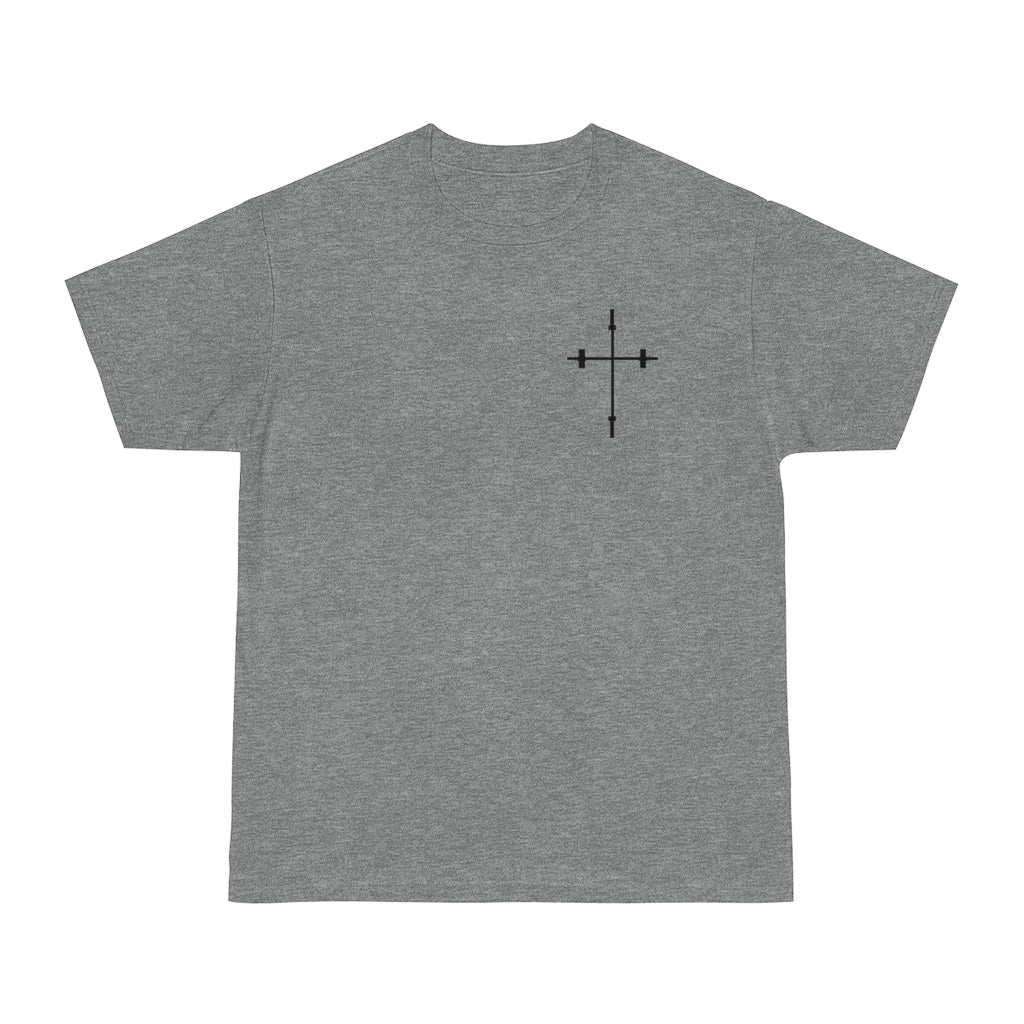Holy Gainz Apparel Changed Me Saved Me Unisex Classic Pump Cover Heavyweight Tee