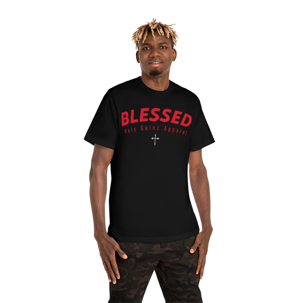 Holy Gainz Apparel JUMBO BLESSED Unisex Classic Pump Cover Heavyweight Tee