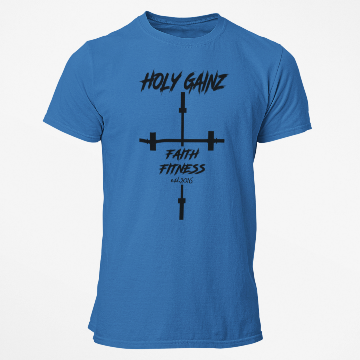 Holy Gainz Apparel Faith And Fitness Unisex Tee