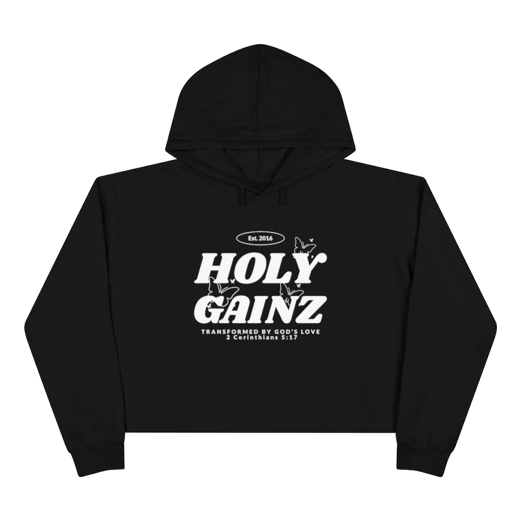 Holy Gainz Apparel Transformed Crop Hoodie