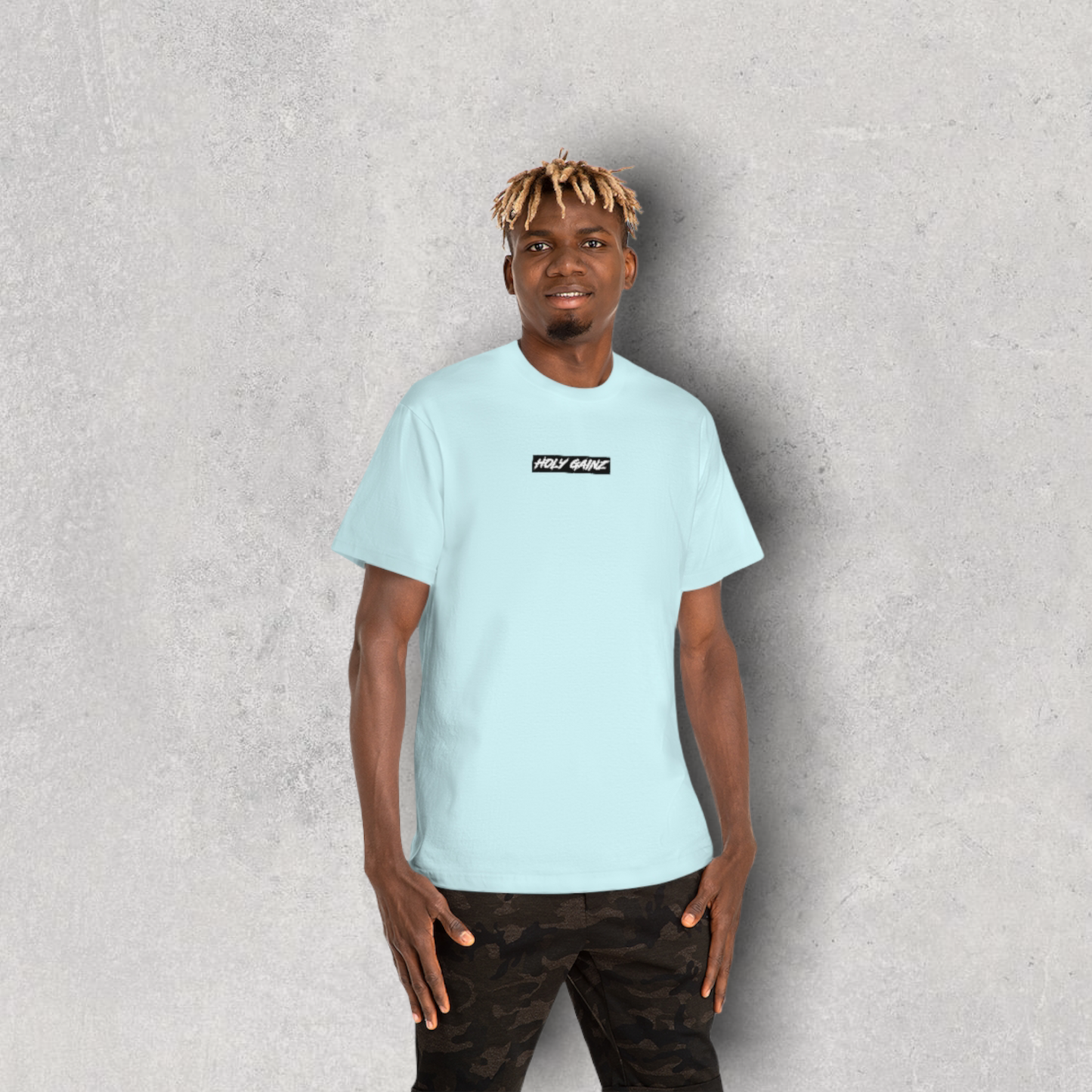 Holy Gainz Apparel MINI BOX LOGO Unisex Hammer™ T-shirt