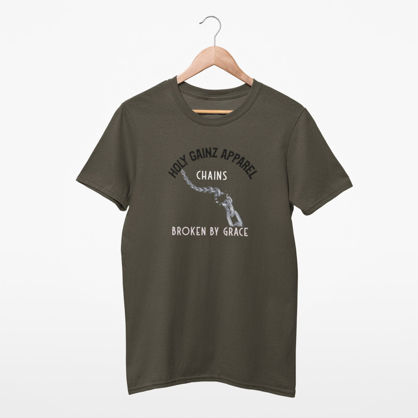 Holy Gainz Apparel Chains Broken By Grace Unisex Tee Chains
