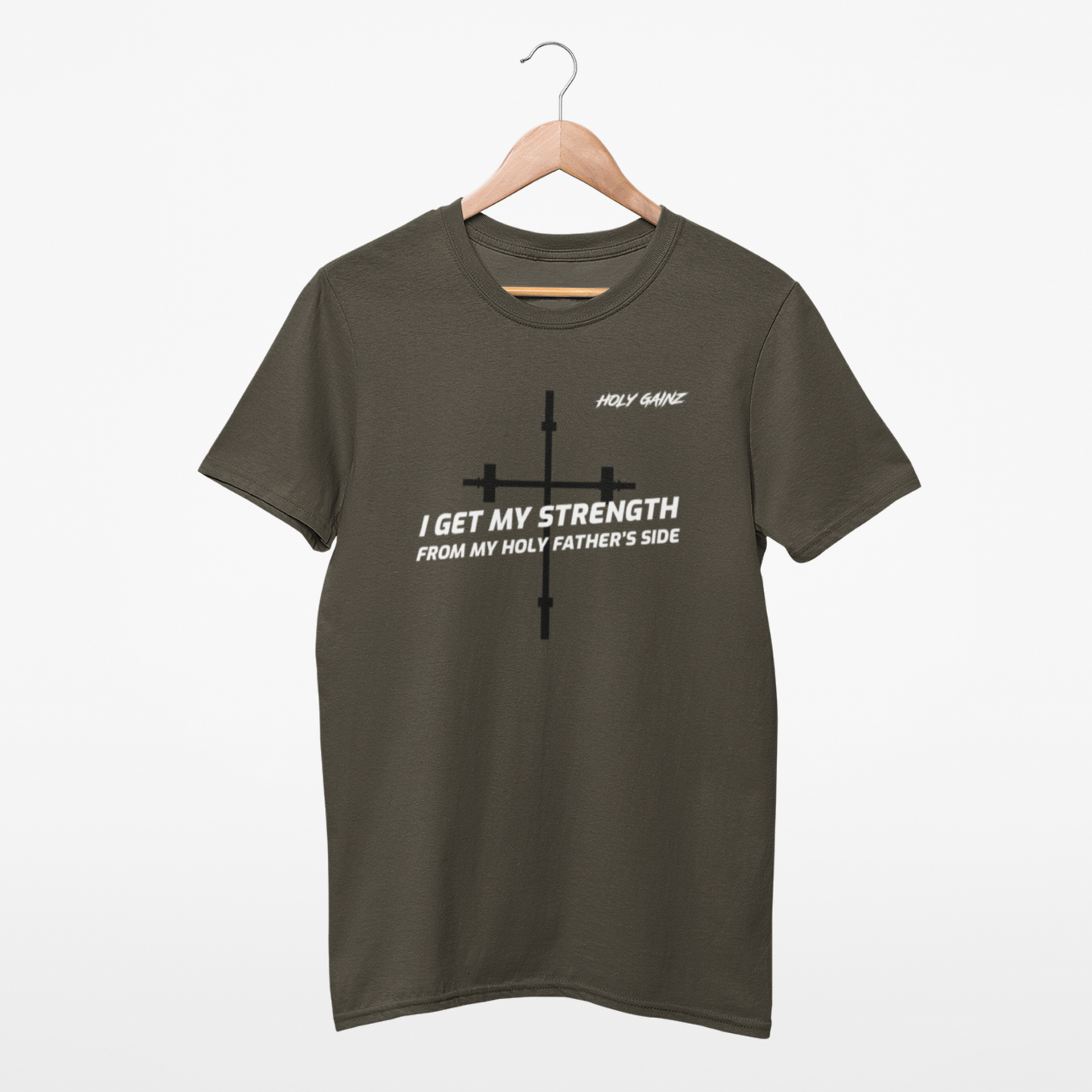 Holy Gainz Apparel MY HOLY FATHERS SIDE Unisex Tee