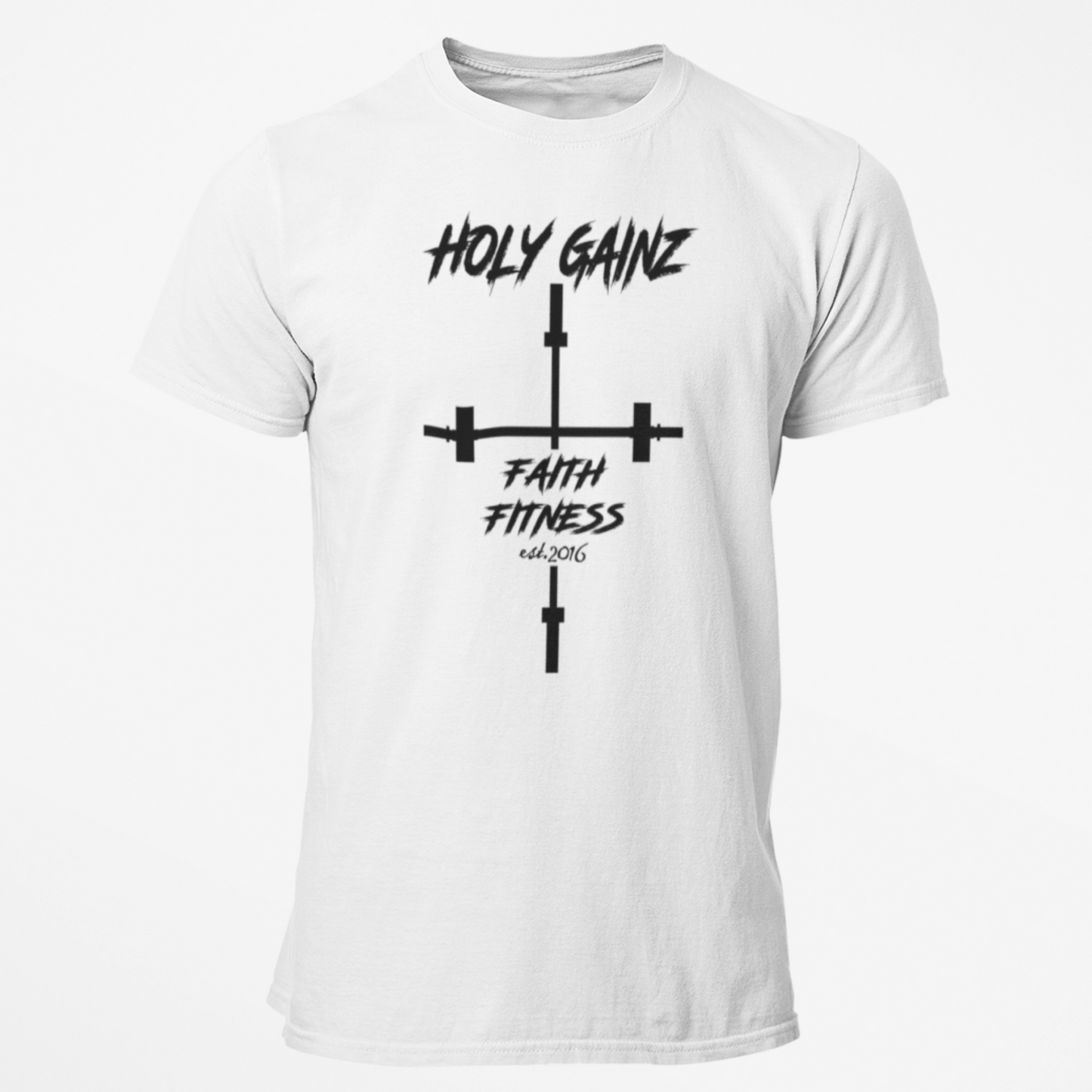 Holy Gainz Apparel Faith And Fitness Unisex Tee