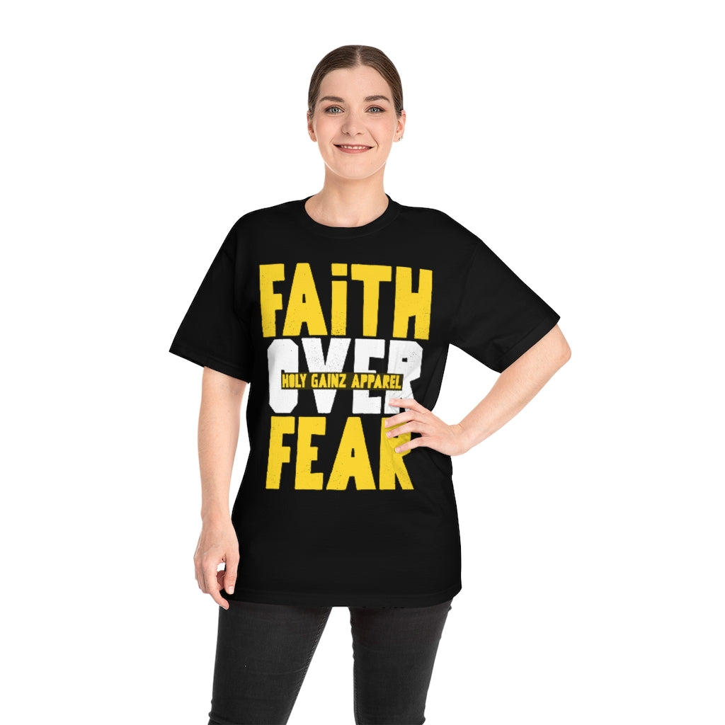 Holy Gainz Apparel Faith Over Fear Unisex Classic Pump Cover Heavyweight Tee