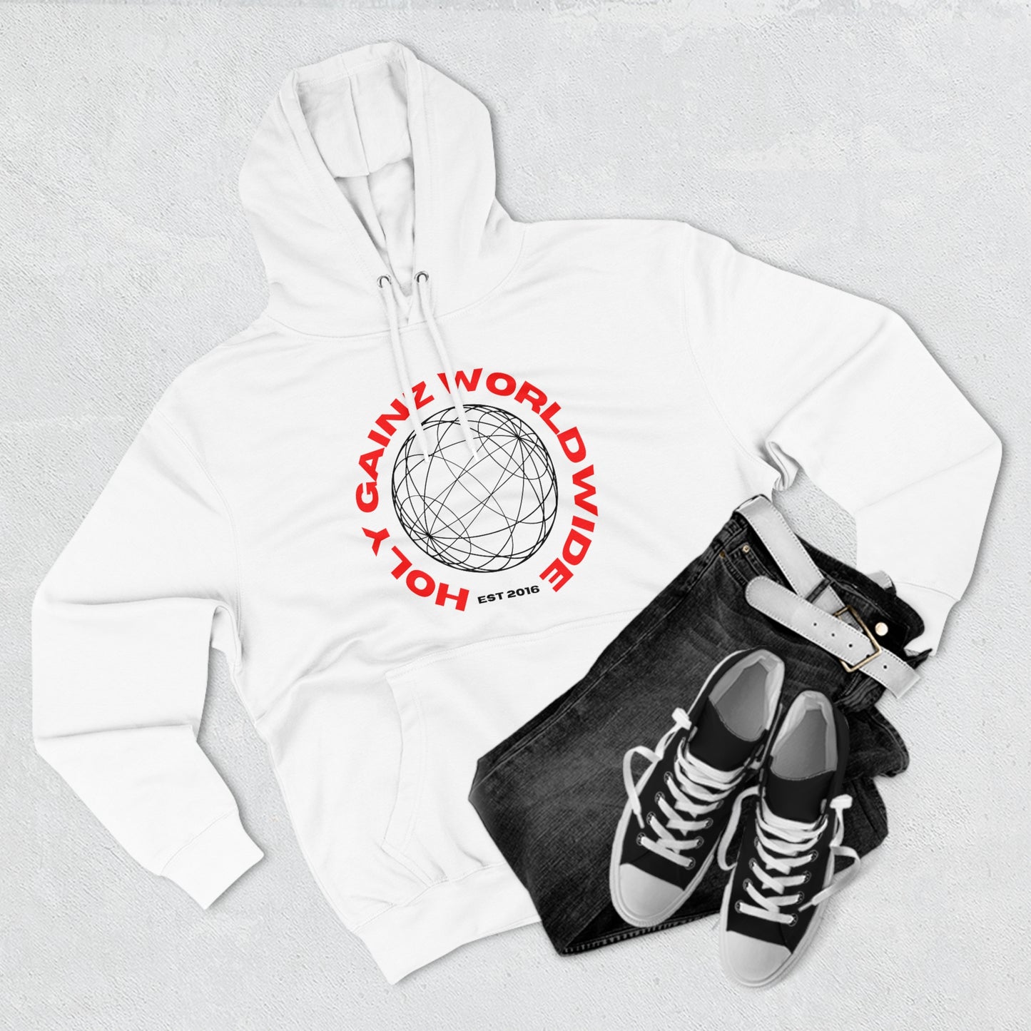 Holy Gainz Apparel WORLDWIDE Unisex Hoodie
