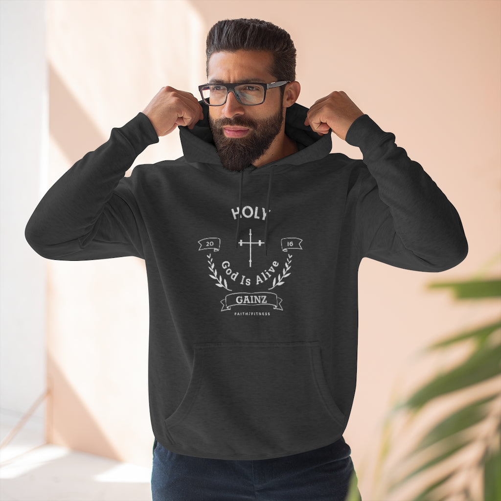 Holy Gainz Apparel God Is Alive Unisex Hoodie