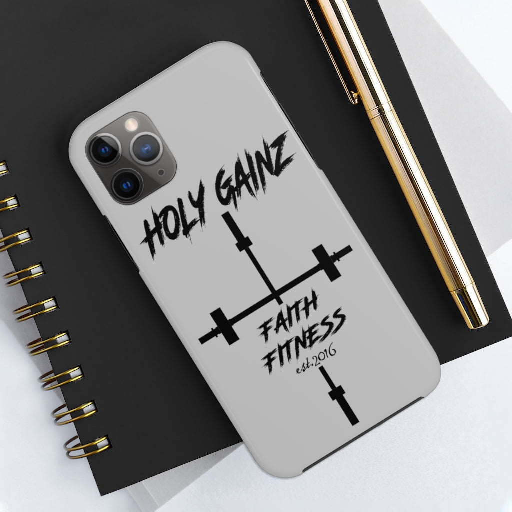 Holy Gainz Apparel Case Mate Tough Faith and Fitness Phone Cases