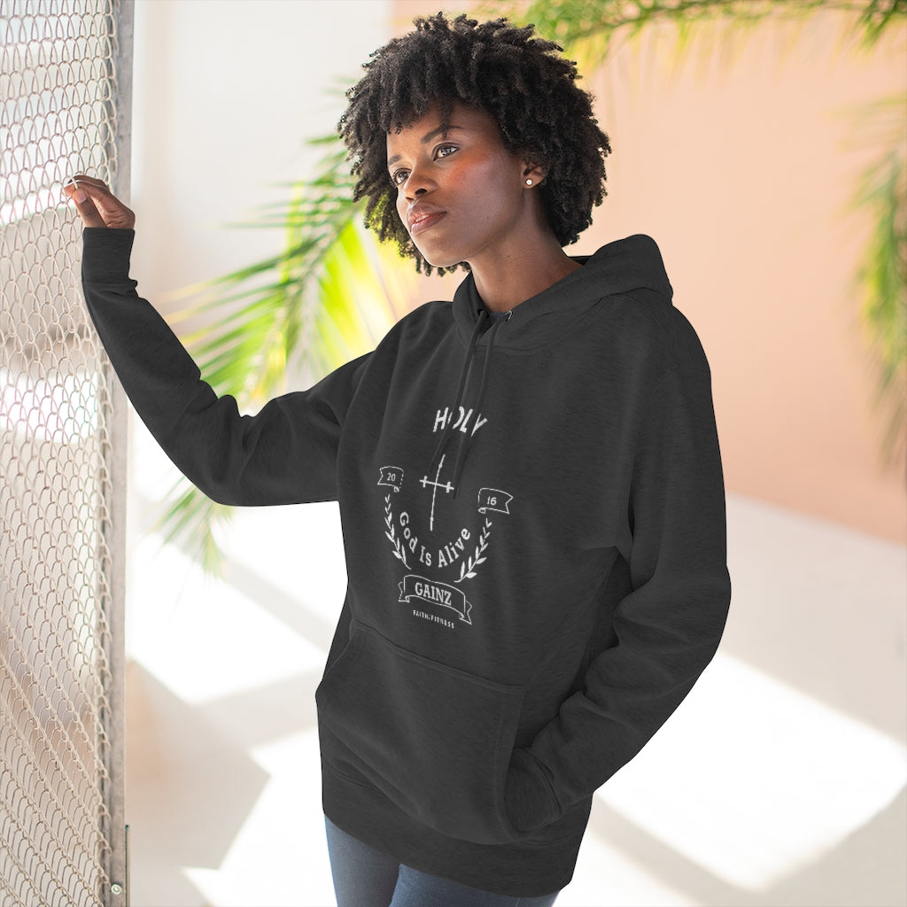 Holy Gainz Apparel God Is Alive Unisex Hoodie