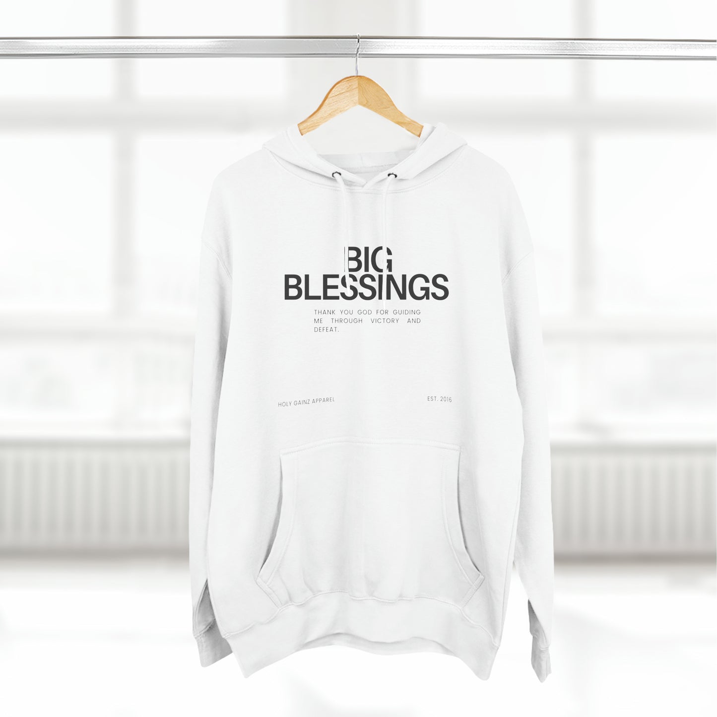 Holy Gainz Apparel Big Blessings Unisex Hoodie