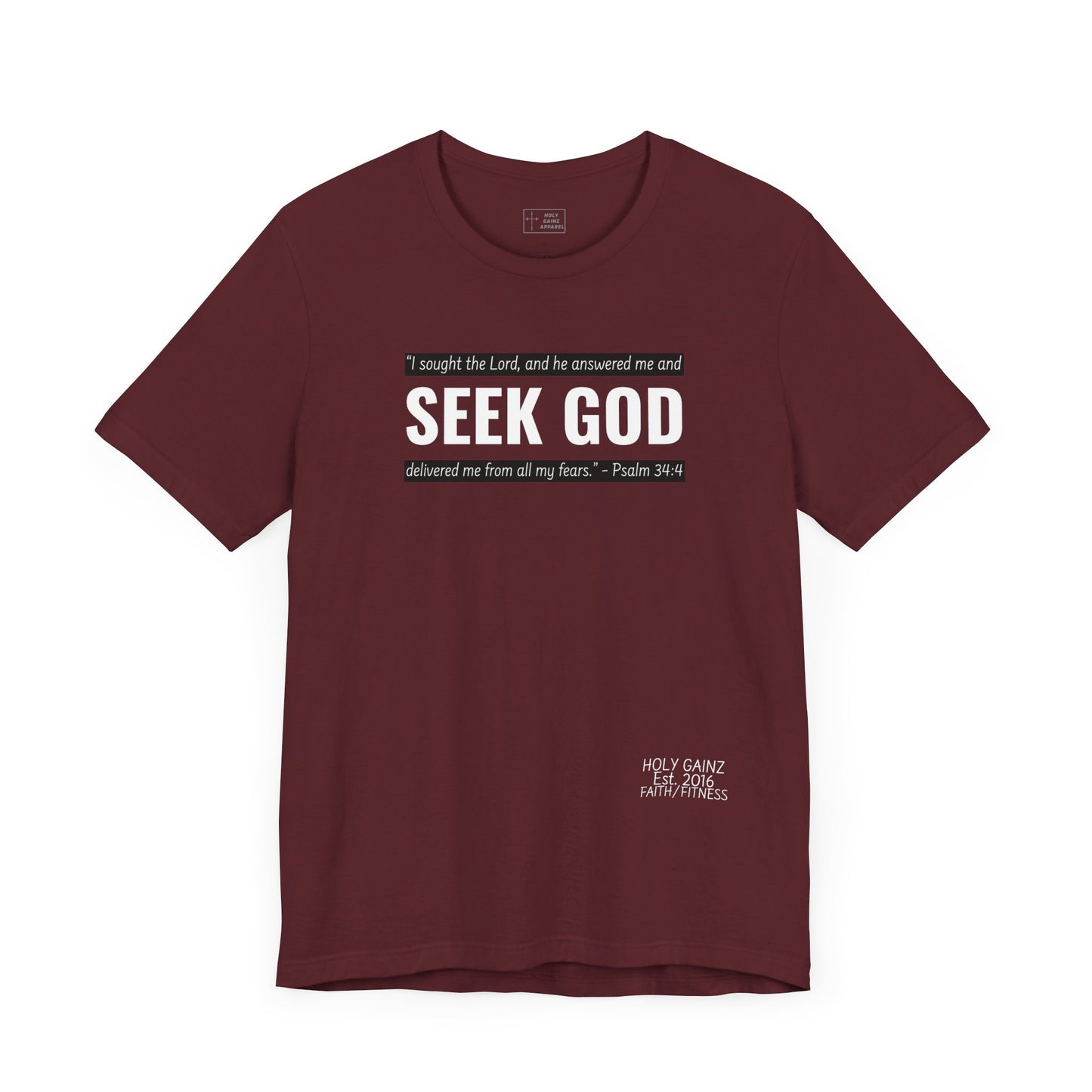 Holy Gainz Apparel Seek God Unisex Tee