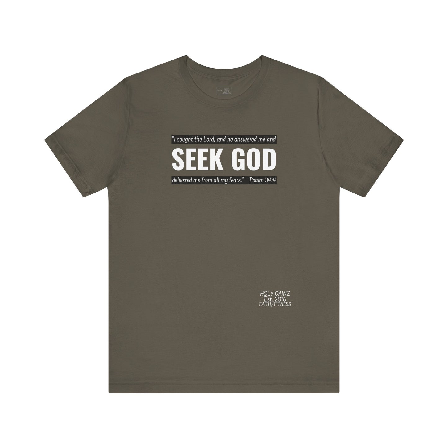 Holy Gainz Apparel Seek God Unisex Tee