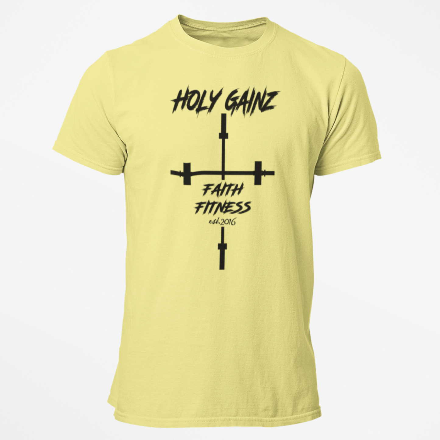 Holy Gainz Apparel Faith And Fitness Unisex Tee