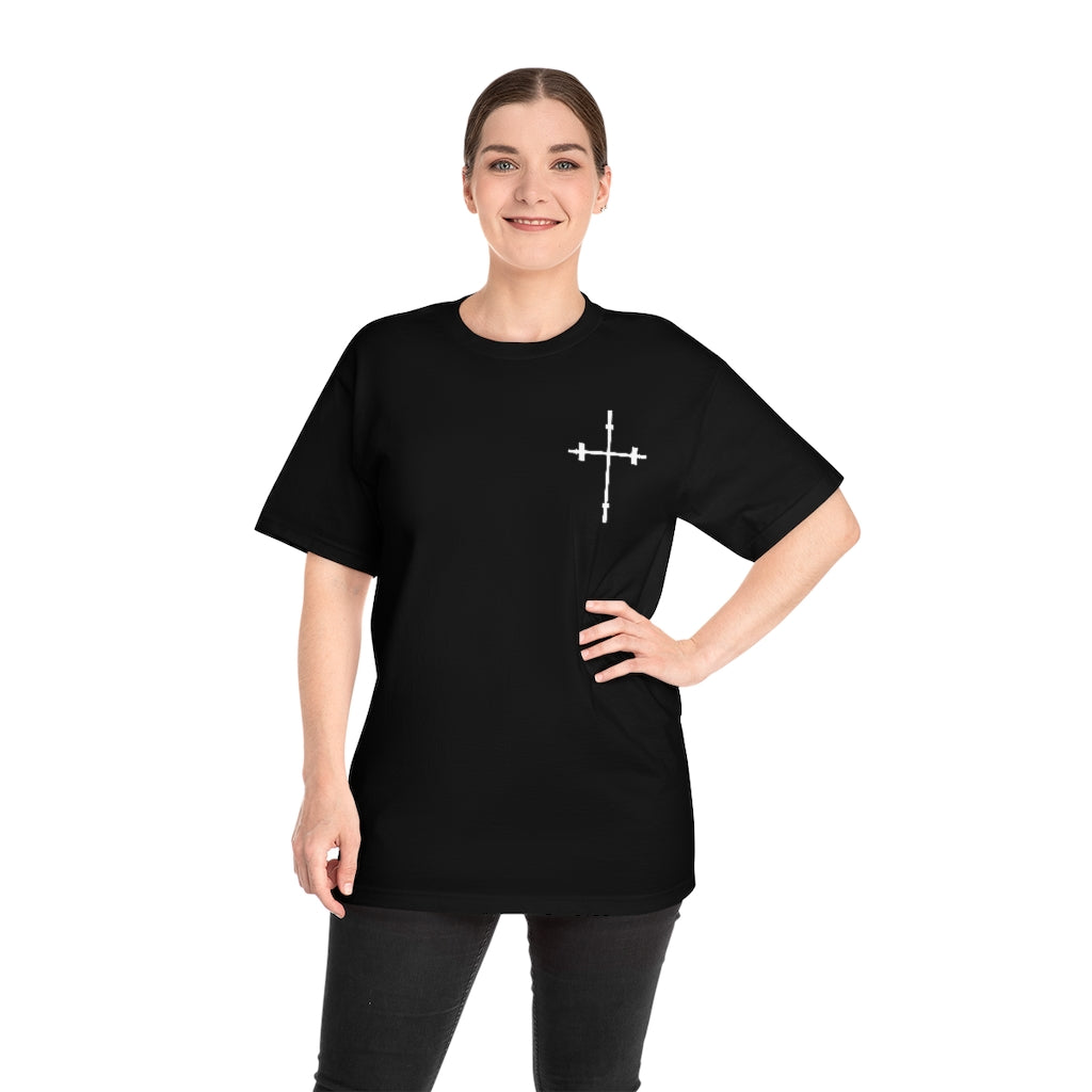 Holy Gainz Apparel Died For Paid For Unisex Classic Pump Cover Heavyweight Tee