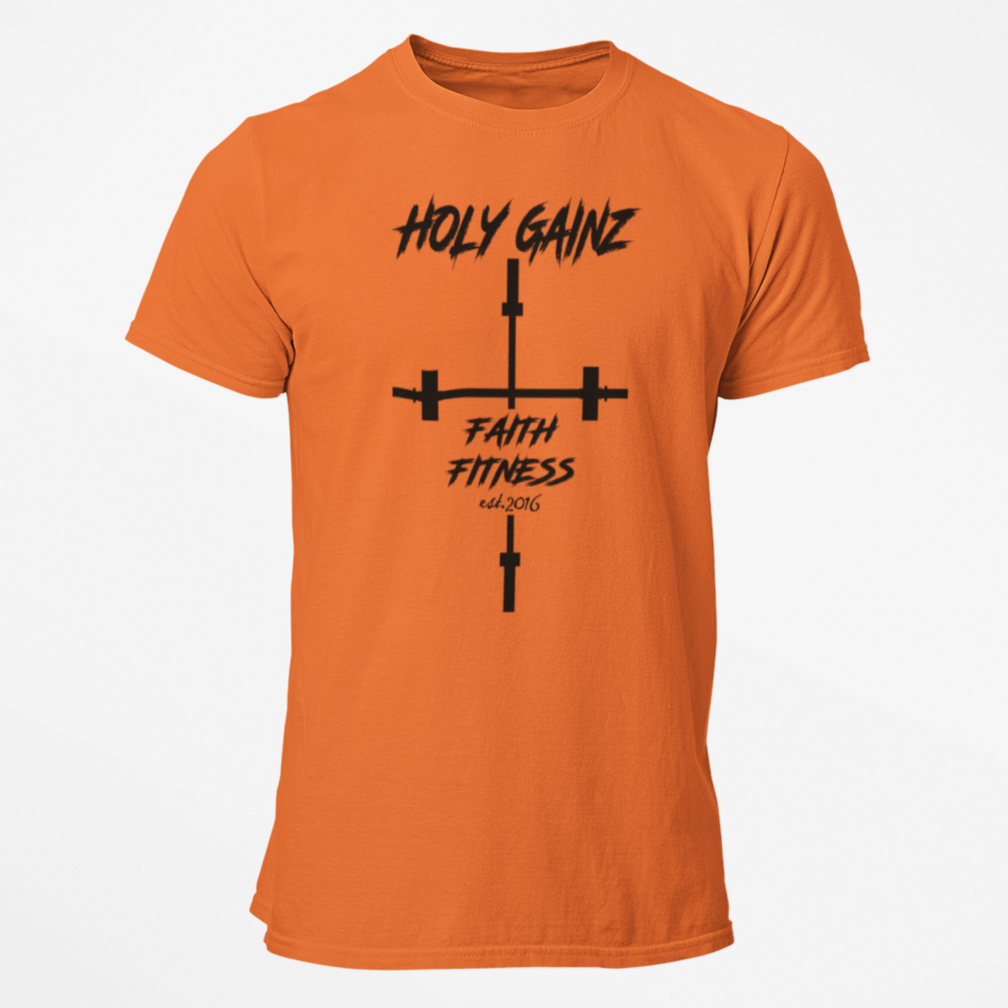 Holy Gainz Apparel Faith And Fitness Unisex Tee