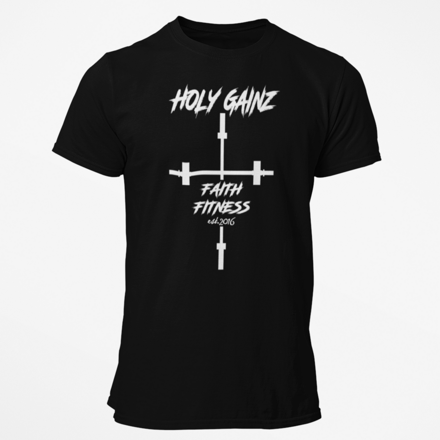 Holy Gainz Apparel Faith Fitness Unisex Tee