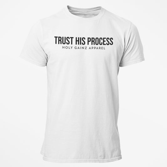 Holy Gainz Apparel HIS PROCESS Unisex Tee